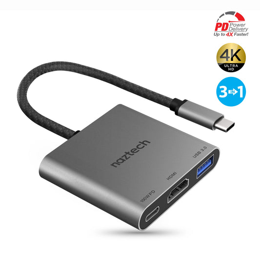 Naztech MaxDrive 3100W Portable USB-C Hub