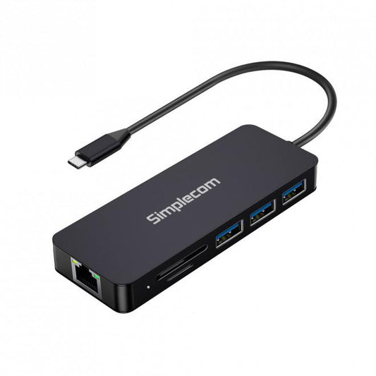 Simplecom CHN580 USB-C 8-in-1 Multiport Hub Adapter