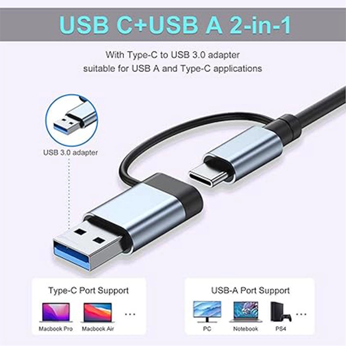 Type-C 7-in-1 Docking Station