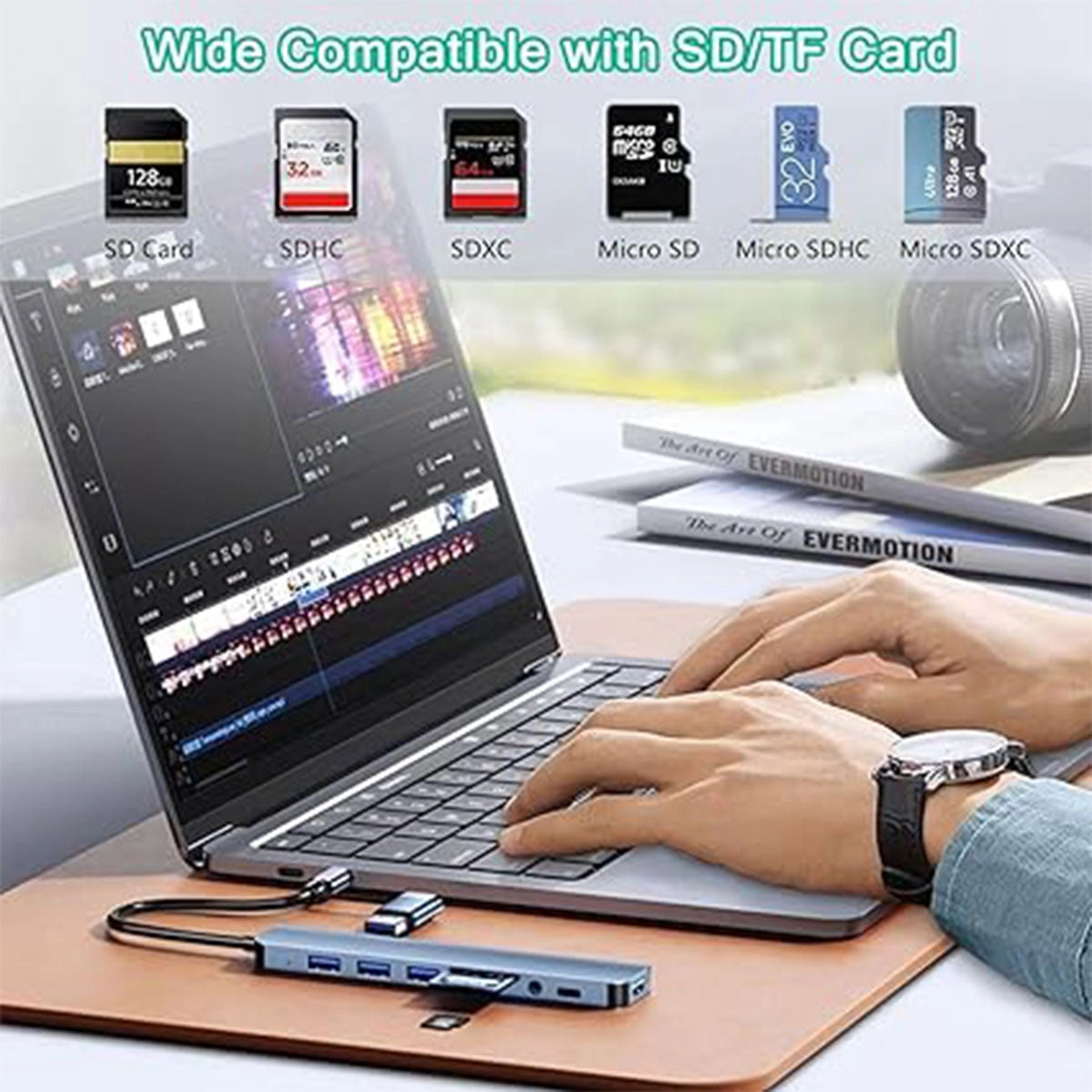 Type-C 8-in-1 Docking Station