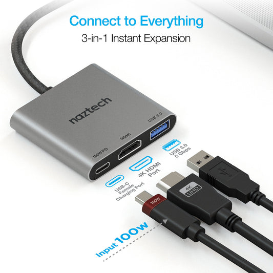 Naztech MaxDrive 3100W Portable USB-C Hub